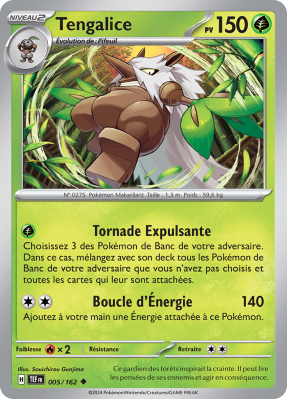 Carte Pokémon Tengalice 005/162 Peu commune Forces Temporelles