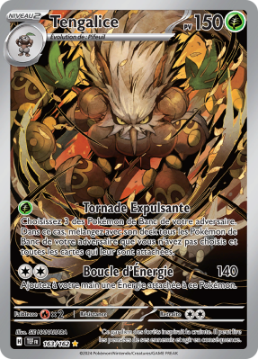Carte Pokémon Tengalice 163/162 AR Forces Temporelles