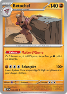 Carte Pokémon Bétochef 049/086 Holographique Foudre Noire