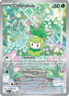 Carte Pokémon Chlorobule 091/086 AR Foudre Noire