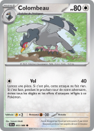Carte Pokémon Colombeau 072/086 Commune Foudre Noire