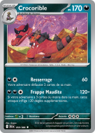 Carte Pokémon Crocorible 059/086 Peu commune Foudre Noire
