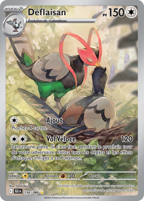 Carte Pokémon Déflaisan 150/086 AR Foudre Noire
