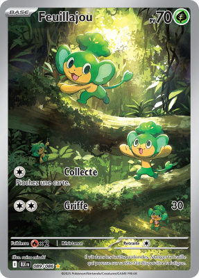 Carte Pokémon Feuillajou 089/086 AR Foudre Noire