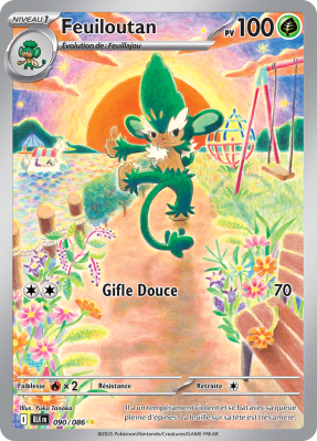 Carte Pokémon Feuiloutan 090/086 AR Foudre Noire