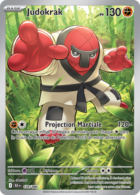 Carte Pokémon Judokrak 128/086 AR Foudre Noire