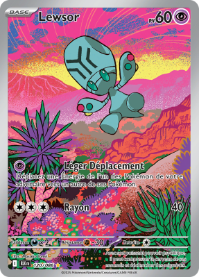 Carte Pokémon Lewsor 120/086 AR Foudre Noire