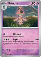 Carte Pokémon Neitram 041/086 Peu commune Foudre Noire