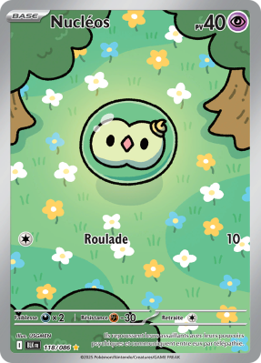 Carte Pokémon Nucléos 118/086 AR Foudre Noire
