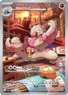 Carte Pokémon Ouvrifier 126/086 AR Foudre Noire