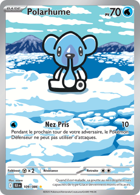 Carte Pokémon Polarhume 109/086 AR Foudre Noire