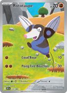 Carte Pokémon Rototaupe 124/086 AR Foudre Noire