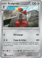 Carte Pokémon Scalproie 065/086 Peu commune Foudre Noire