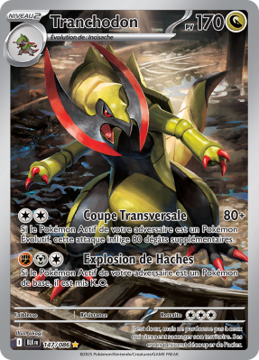 Carte Pokémon Tranchodon 147/086 AR Foudre Noire
