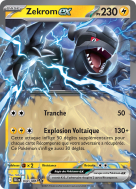 Carte Pokémon Zekrom-ex 034/086 Double rare Foudre Noire