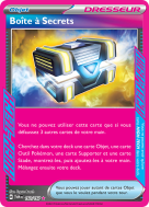 Carte Pokémon Boîte à Secrets 163/167 HIGH-TECH Mascarade Crépusculaire