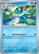 Carte Pokémon Croâporal 057/167 Commune Mascarade Crépusculaire
