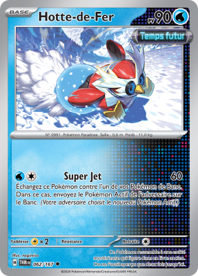 Carte Pokémon Hotte-de-Fer 062/167 Peu commune Mascarade Crépusculaire