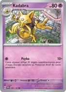 Carte Pokémon Kadabra 081/167 Commune Mascarade Crépusculaire