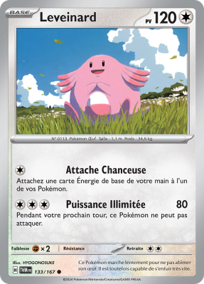 Carte Pokémon Leveinard 133/167 Commune Mascarade Crépusculaire