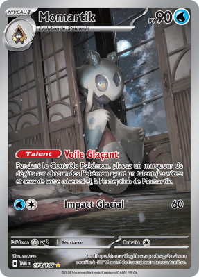 Carte Pokémon Momartik 174/167 AR Mascarade Crépusculaire