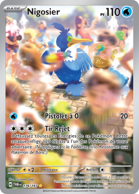 Carte Pokémon Nigosier 176/167 AR Mascarade Crépusculaire