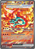 Carte Pokémon Ogerpon Masque du Fourneau-ex 212/167 Alternative Mascarade Crépusculaire