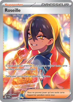 Carte Pokémon Roseille 217/167 Alternative Mascarade Crépusculaire