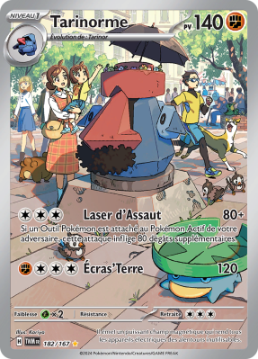 Carte Pokémon Tarinorme 182/167 AR Mascarade Crépusculaire