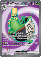 Carte Pokémon Théffroyable-ex 189/167 Ultra Rare Mascarade Crépusculaire