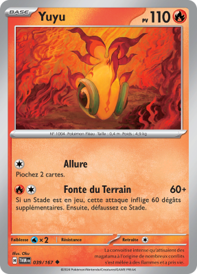 Carte Pokémon Yuyu 039/167 Peu commune Mascarade Crépusculaire
