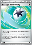 Carte Pokémon Énergie Boomerang 166/167 Peu commune Mascarade Crépusculaire