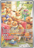 Carte Pokémon Évoli 188/167 AR Mascarade Crépusculaire