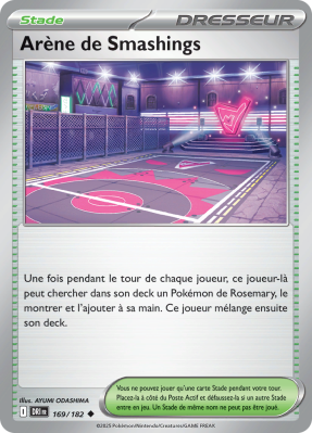 Carte Pokémon Arène de Smashings 169/182 Peu commune Rivalités Destinées
