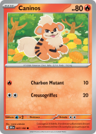 Carte Pokémon Caninos 027/182 Commune Rivalités Destinées