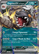 Carte Pokémon Dogrino-ex de Pepper 139/182 Double rare Rivalités Destinées