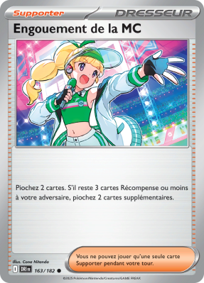 Carte Pokémon Engouement de la MC 163/182 Commune Rivalités Destinées