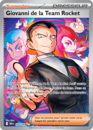 Carte Pokémon Giovanni de la Team Rocket 238/182 Alternative Rivalités Destinées