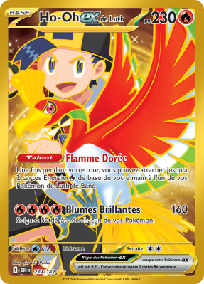 Coffret Ultraboost Ho-Oh Ex 239/182 – 10 Cartes Pokémon Françaises, Dont La Secrète Gold Écarlate Et Violet – My-booster