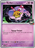 Carte Pokémon Korillon de la Team Rocket 085/182 Commune Rivalités Destinées