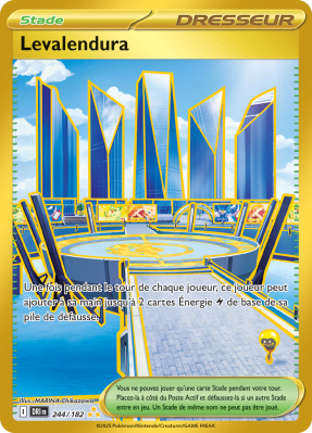 Carte Pokémon Levalendura 244/182 Gold Rivalités Destinées