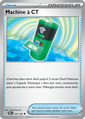 Carte Pokémon Machine à CT 181/182 Peu commune Rivalités Destinées