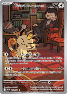 Carte Pokémon Miaouss de la Team Rocket 203/182 AR Rivalités Destinées
