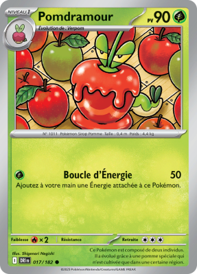 Carte Pokémon Pomdramour 017/182 Commune Rivalités Destinées