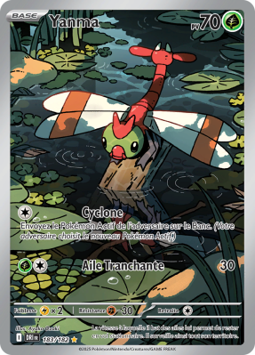 Carte Pokémon Yanma 183/182 AR Rivalités Destinées
