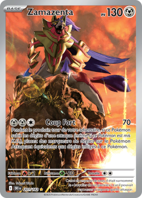 Carte Pokémon Zamazenta 201/182 AR Rivalités Destinées