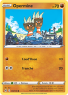 Carte Pokémon Opermine 106/196 Commune Origine Perdue