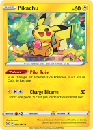 Carte Pokémon Pikachu 052/196 Commune Origine Perdue