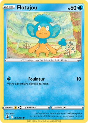 Carte Pokémon Flotajou 068/264 Commune Poing de Fusion