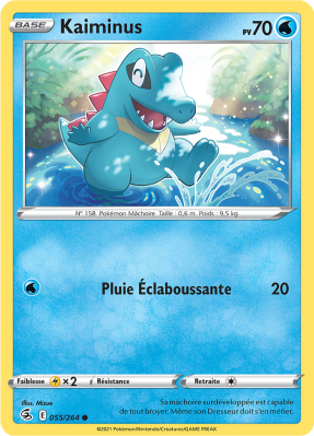 Carte Pokémon Kaiminus 055/264 Commune Poing de Fusion